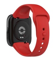 Sneezy Xiaomi Redmi Watch 3 Active Uyumlu PureLux Soft Silikon Kordon (Kırmızı)