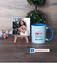 Drama Öğretmeni Fotoğraflı Dekoratif Taş, Kupa Bardak Beyaz Hediye Öğretmenler Günü Hediyesi (Model 4)