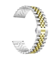 Xiaomi Mi Watch Color KRD-36 22mm Metal Klipsli Tasarım Kordon (Gold)