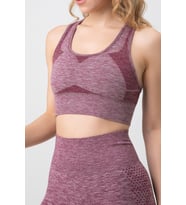 DoReMi Seamless Swimmer Pedli Spor Sütyeni (Bordo)