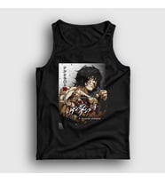 Presmono Unisex Beyaz Ohma Tokita V3 Anime Kengan Ashura Atlet 318228tt (Siyah)