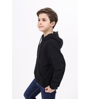 Toontoy Erkek Çocuk Baskılı Sweatshirt (Siyah)