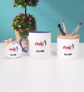 Avukat Kupa Bardak Kalemlik ve Anahtarlık İsme Özel (Model 2)