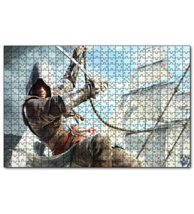 Cakapuzzle Assassins Creed Suiakstçi Yelken Halatlarında  Puzzle Yapboz MDF (Ahşap) (1000 Parça)