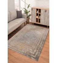 Dijital Kaymaz Taban Yıkanabilir Renkli Salon Halısı Mutfak Halısı Yolluk ND-SD-233 (Kahverengi)