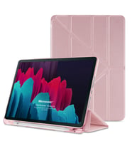 Microsonic Samsung Galaxy Tab S9 X710 Kılıf Origami Pencil Siyah (Rose)