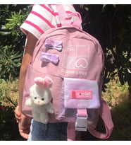 Adalinhome Kore Model Anaokulu Sırt Çantası (Pembe)