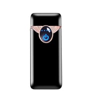 Tungsten Kızdırmalı Elektronik Çakmak USB Şarjlı Anti Rüzgar  (Gold)