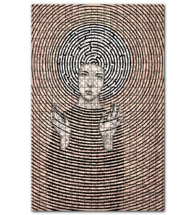 Cakapuzzle Modern Sanat Kadın Halleri Görseli Puzzle Yapboz MDF (Ahşap) (1000 Parça)