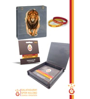 Galatasaray Orijinal Lisanslı Sarı Kırmızı 1905 2'li Bileklik Hediyelik Kutulu (Kırmızı-Sarı-Geçişli)