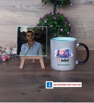Mali Müşavir Fotoğraflı Dekoratif Taş, Kupa Bardak Beyaz HediyeMuhasebeciler Günü Hediyesi (Model 9)