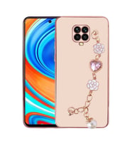 Xiaomi Redmi Note 9 Pro Kılıf El Tutamaçlı Taka Kapak (Pembe)