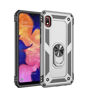 Xiaomi Redmi 7A Kılıf Yüzüklü Zırh Tank Vega (Gri)