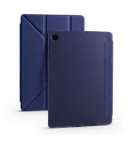 Galaxy Tab S6 Lite P610 Kılıf Kalem Bölmeli Standlı Smart Cover (Lacivert)