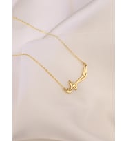 DKMN Gümüş 925 Ayar Gümüş Zülfikar Kolye (Gold)