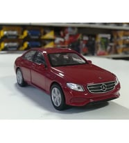 Mercedes E400 1/36 Ölçek çekbırak(ÖZEL PLAKALI) (Kırmızı)
