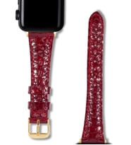 vagave Apple Watch Uyumlu 38 Mm 40 Mm 41 Mm 3 4 5 6 7 Se 8 9 ve Apple Watch 10 42mm Uyumlu Kadın Doğal Deri Kordon Saat Kayışı - Crop Serisi Sevgililer Günü Yıl Dönümü Hediyesi Eşe Kız Arkadaşa Anneye Ablaya Hediye Kordon Saat Kayışı (Kırmızı)