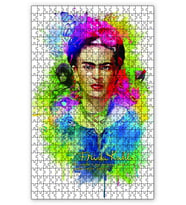 Cakapuzzle Frida Kahlo Suluboya Puzzle Yapboz MDF (Ahşap) (500 Parça)