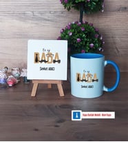 Babaya Doğum Günü Hediyesi Dekoratif Taş, Kupa Bardak Kırmızı Hediye Babalar Günü Hediyesi (Model 3)