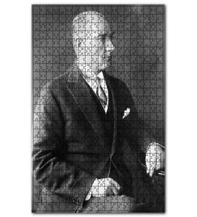 Cakapuzzle Atatürk Smokinli Modern Puzzle Yapboz MDF (Ahşap) (500 Parça)