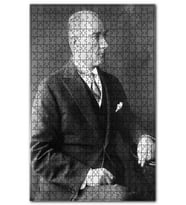 Cakapuzzle Atatürk Smokinli Modern Puzzle Yapboz MDF (Ahşap) (500 Parça)