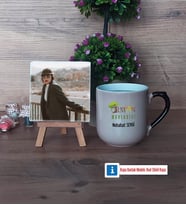 Orman Mühendisi Fotoğraflı Dekoratif Taş, Kupa Bardak Beyaz Hediye (Model 10)