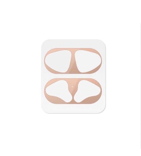 Apple Airpod 1. / 2. Nesil Kulaklık İçi Kir Toz Önleyici Sticker (Rose)