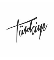 Türkiye Yazılı Sticker 25x14 cm Siyah (Beyaz)