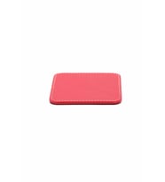 Bardak Altlığı Masaüstü Kare Cup Coaster Rainbow Vegan 11x11 cm (Fuşya)