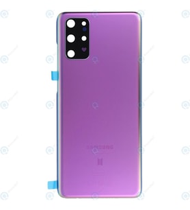 BYR Samsung Galaxy S20 Plus Uyumlu Pil Kapağı LENS HARİÇ SM-G985F SM-G986B (Eflatun)