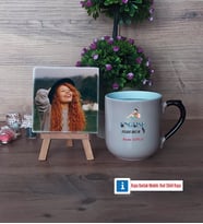 İngilizce Öğretmeni Fotoğraflı Dekoratif Taş, Kupa Bardak Beyaz Hediye Öğretmen Günü Hediyesi (Model 10)