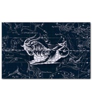 Cakapuzzle Koç Burcu Görseli Siyah Beyaz Puzzle Yapboz MDF (Ahşap) (1000 Parça)