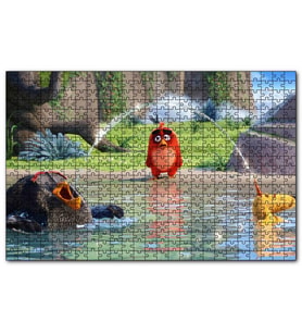 Cakapuzzle Kızgın Kuşlar Bilgelik Gölü Görseli  Puzzle Yapboz MDF (Ahşap) (500 Parça)