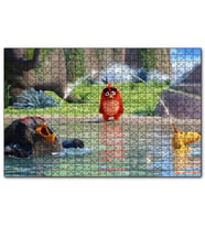 Cakapuzzle Kızgın Kuşlar Bilgelik Gölü Görseli  Puzzle Yapboz MDF (Ahşap) (500 Parça)