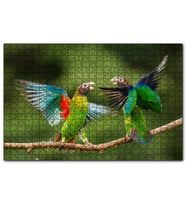 Cakapuzzle Sevda Papağanları  Puzzle Yapboz MDF (Ahşap) (500 Parça)