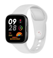 Xiaomi Redmi Watch 3 Uyumlu PureLux Soft Silikon Kordon (Beyaz)