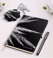 BK Gift Kişiye Özel İsimli Beyaz Defter Kalem Ve Anahtarlık Hediye Seti-34 (Model 2)
