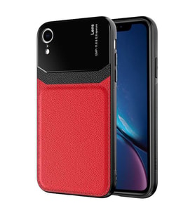 Uyumlu Model Apple iPhone XR 6.1 Kılıf Parlak TPU Emiks Kapak (Kırmızı)