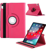Apple Ipad Pro 12,9 inç 3 Nesil Döner Standlı Tablet Kılıfı (Pembe)
