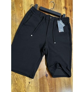 Demente Erkek Kayra Kumaş Beli Lastikli Şort Jogger