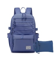 Smart Bags Sırt Çantası Okul Boyu Kalem Kutusu Hediyeli 3156 (Mavi)
