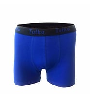 Tutku Erkek Elastan Spor Boxer 2 Adet (Mavi)