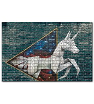 Cakapuzzle Grafiti Origami Sokak Sanatı Görseli  Puzzle Yapboz MDF (Ahşap) (500 Parça)