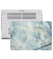 MacBook Air Kılıf HardCase A1369 A1466 ile Uyumlu Mermer Desenli Kılıf 11NL (Burnt Olive)