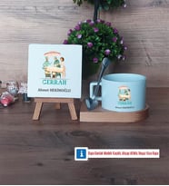 Cerraha Hediye Dekoratif Taş, Kupa Bardak Kırmızı Hediye (Model 7)