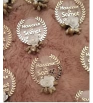 Kişiye Özel Şeffaf Pleksi Magnet Hatıra (Gümüş)