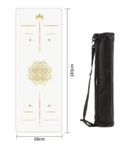 Xtr Fitness Profesyonel Kauçuk Yoga Matı Premium Quality 5 mm (Beyaz)