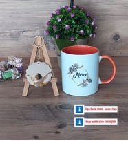 İsme Özel Doğum Günü Hediyesi Kupa Bardak Beyaz ve Fotoğraflı Ahşap Anahtarlık Hediye (Model 13)