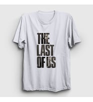Presmono Unisex Sarı Joel And Ellie Oyun The Last Of Us T-Shirt 359793tt (Beyaz)