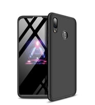 Microsonic Huawei P Smart 2019 Kılıf Double Dip 360 Protective (Siyah)
